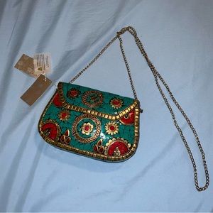Antik Kraft Mosaic Hard shell purse Brand New with tags!